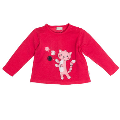 Salt and Pepper Girls Sweatshirt Mon Amie Katze paradise pink - rosa/pink - Gr.74 - Mädchen