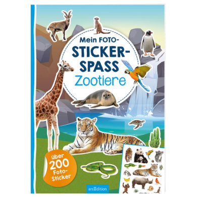 arsEdition Mein Foto-Stickerspaß - Zootiere